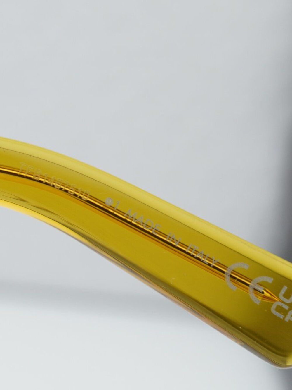 Dior DIORGLOW S1I 66D2 Square Sunglasses - Yellow/Brown - Picture 8 of 11